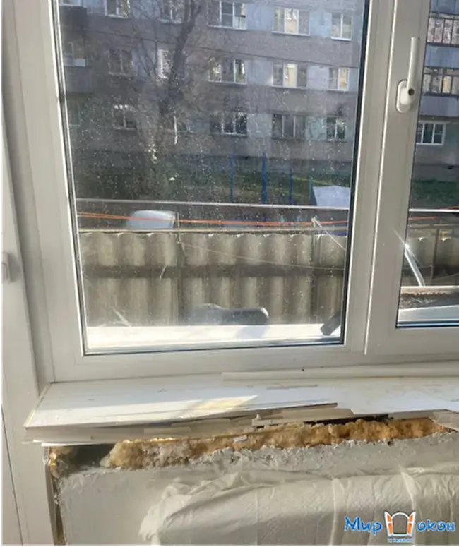 Установка подоконника До