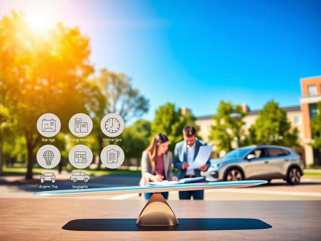 factors affecting student car insurance rates