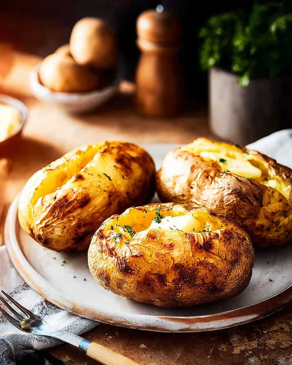 Air Fryer Baked Potatoes