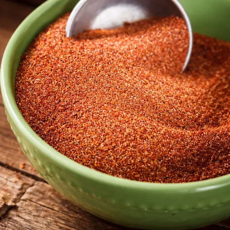Homemade Pulled Pork Rub Recipe ingredients including paprika, brown sugar, and garlic.