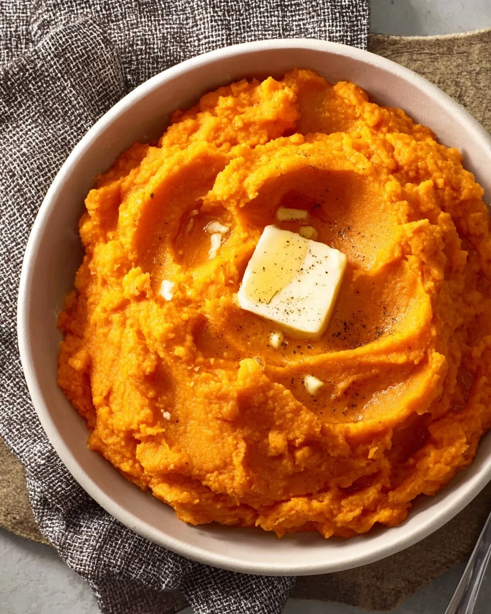 Honey Butter Mashed Sweet Potatoes