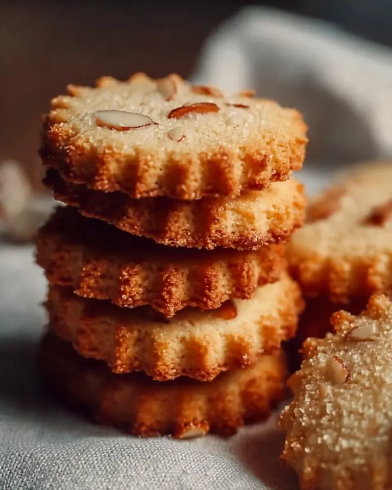 Low carb almond flour shortbread cookies arranged on a baking tray