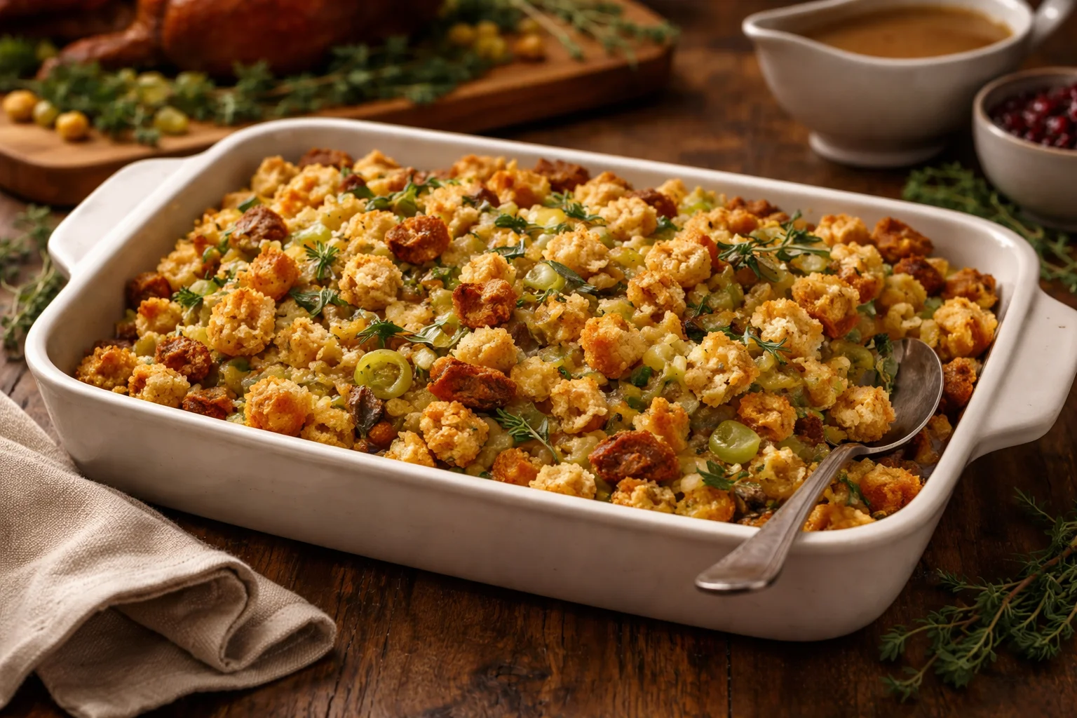 My Grandma's Secret For Perfect Thanksgiving Turkey Stuffing