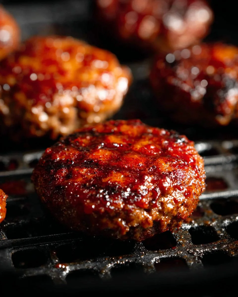 Juicy air fryer burgers cooked to perfection in an air fryer.