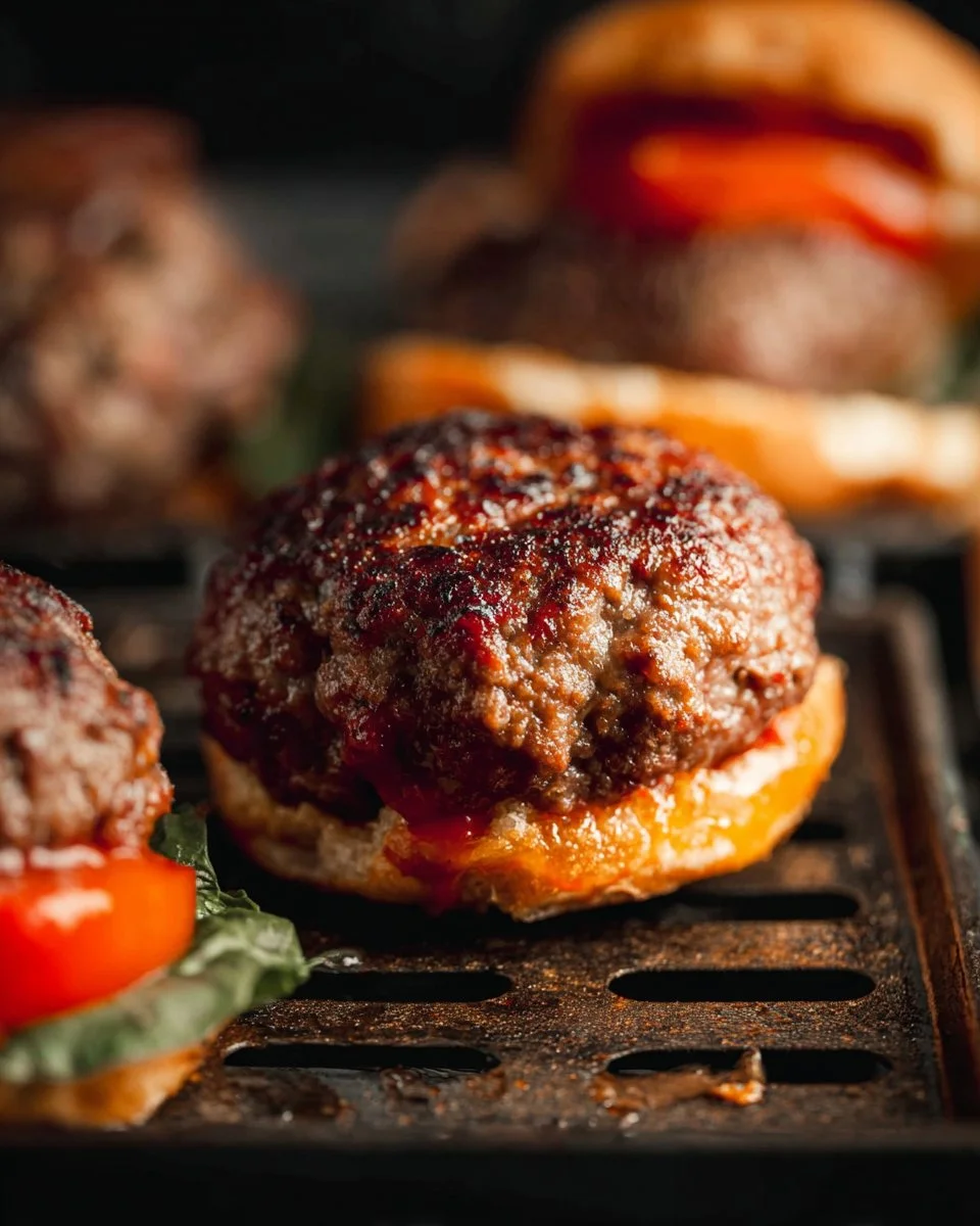 Air Fryer Burgers