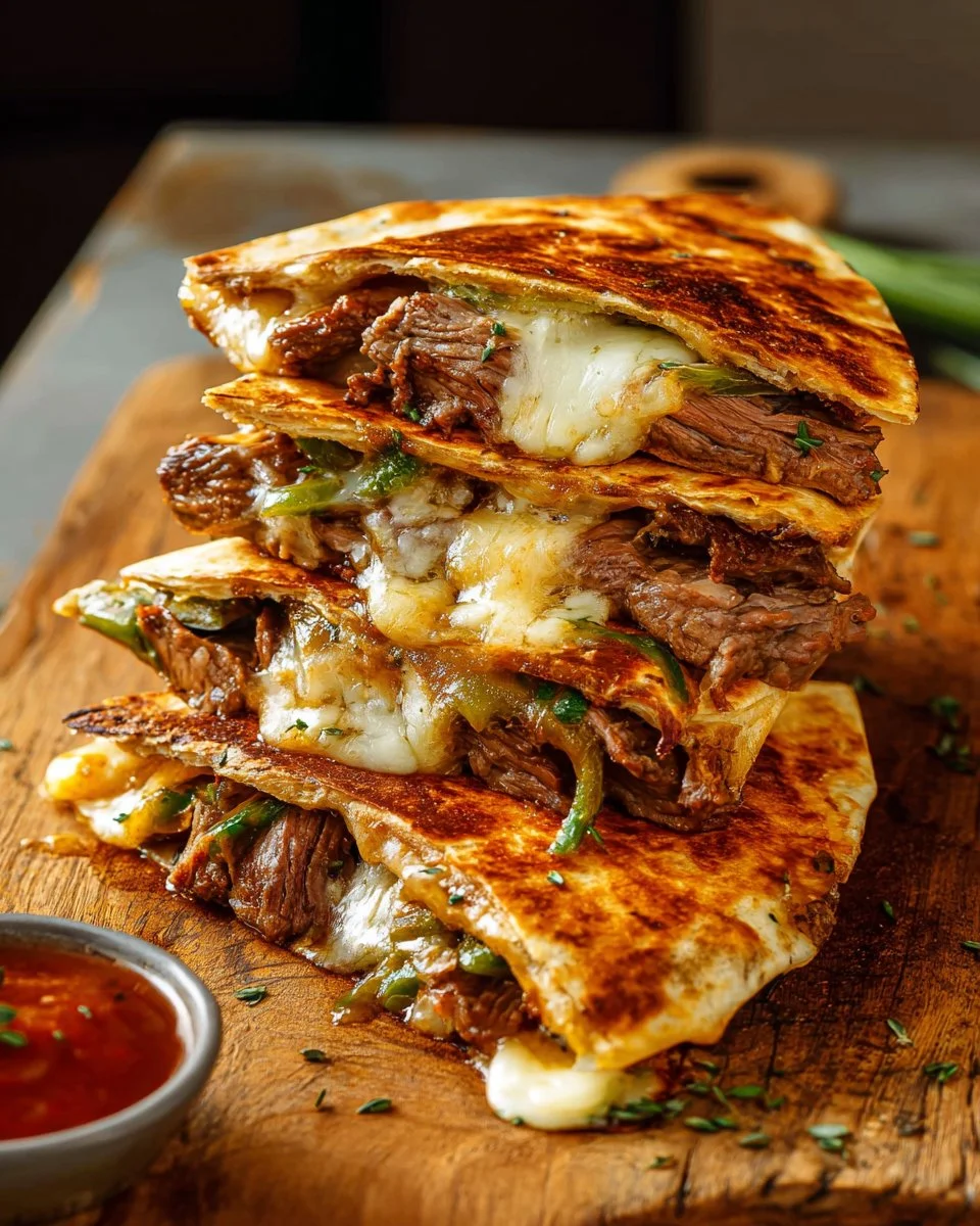 Cheesy Steak Quesadillas
