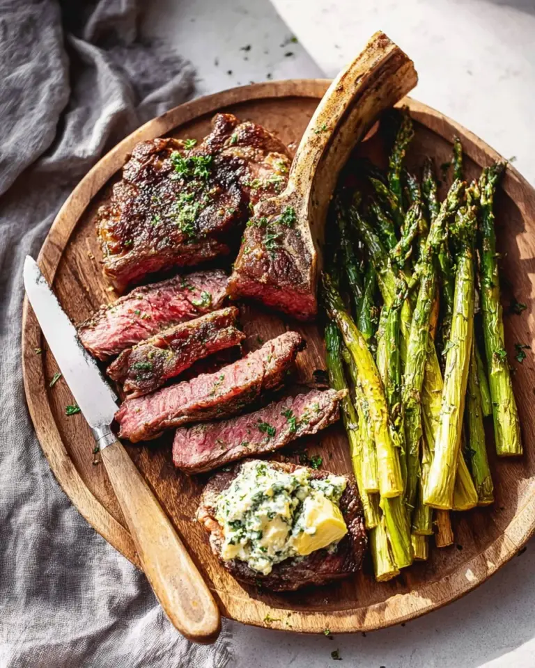 Perfectly cooked air fryer steak served on a plate, showcasing juicy and tender texture.