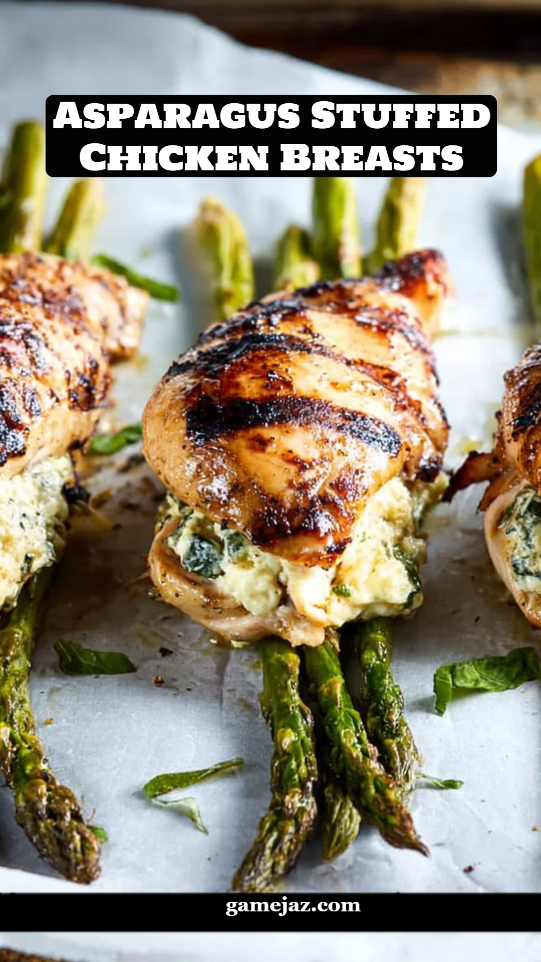 Asparagus Stuffed Chicken Breasts