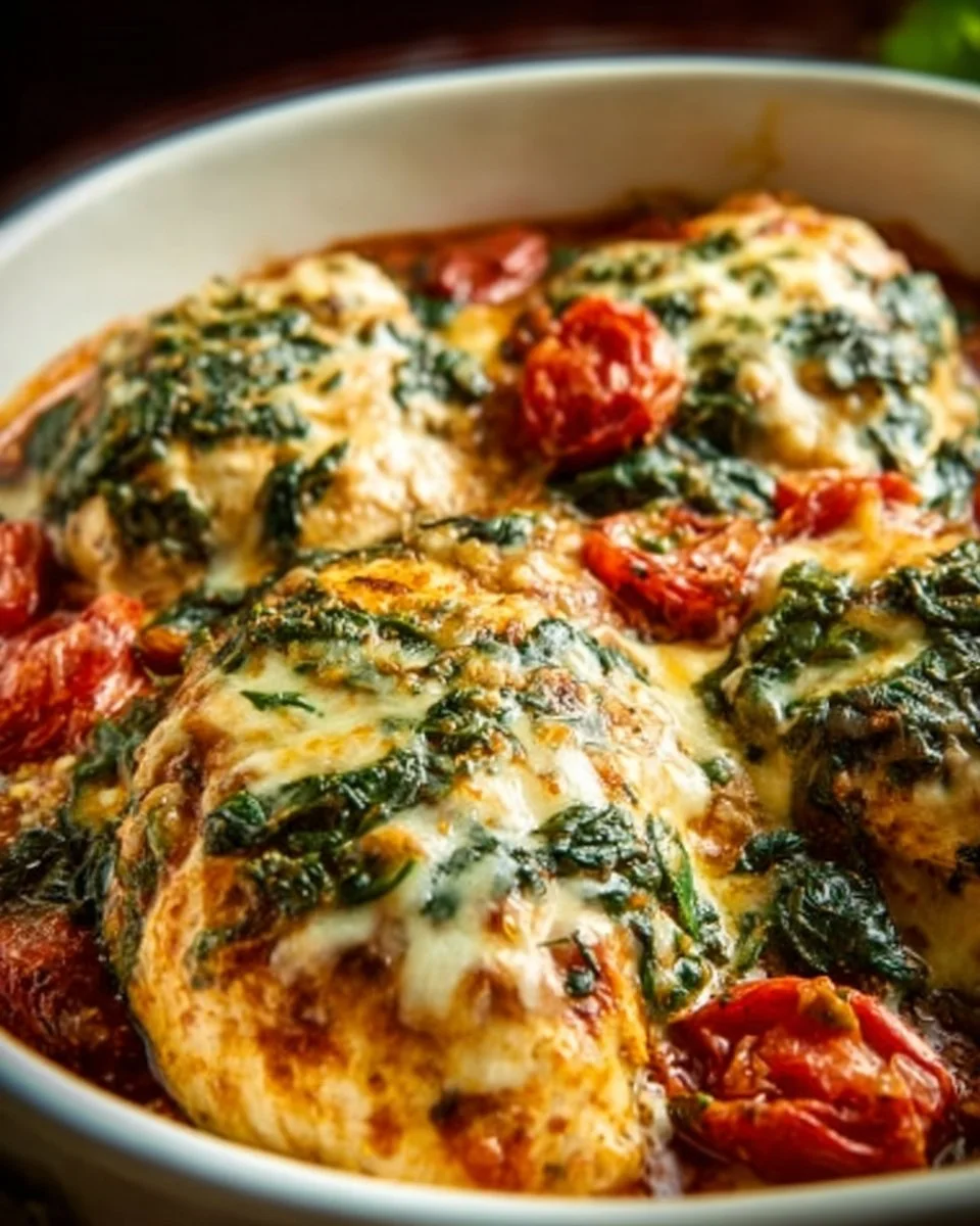 Baked Tuscan Chicken Casserole