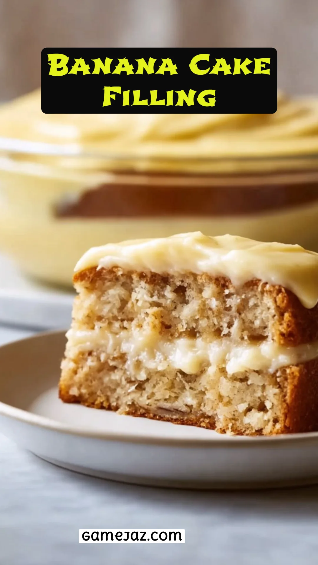 Banana Cake Filling