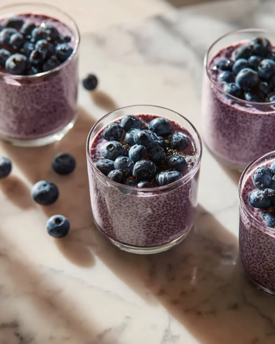 Blueberry Chia Seed Pudding