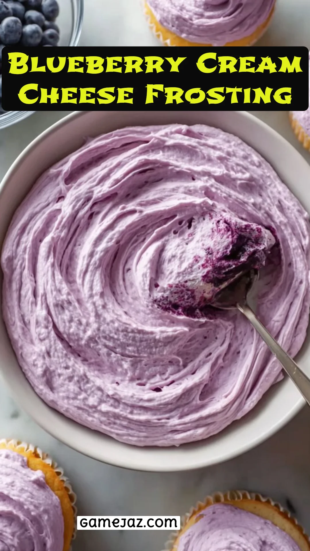 Blueberry Cream Cheese Frosting