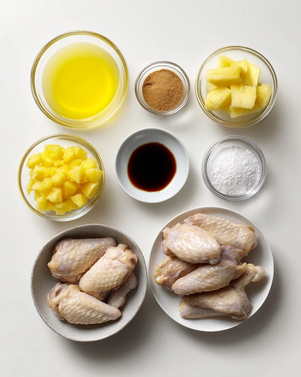 Brown Sugar Pineapple Wings