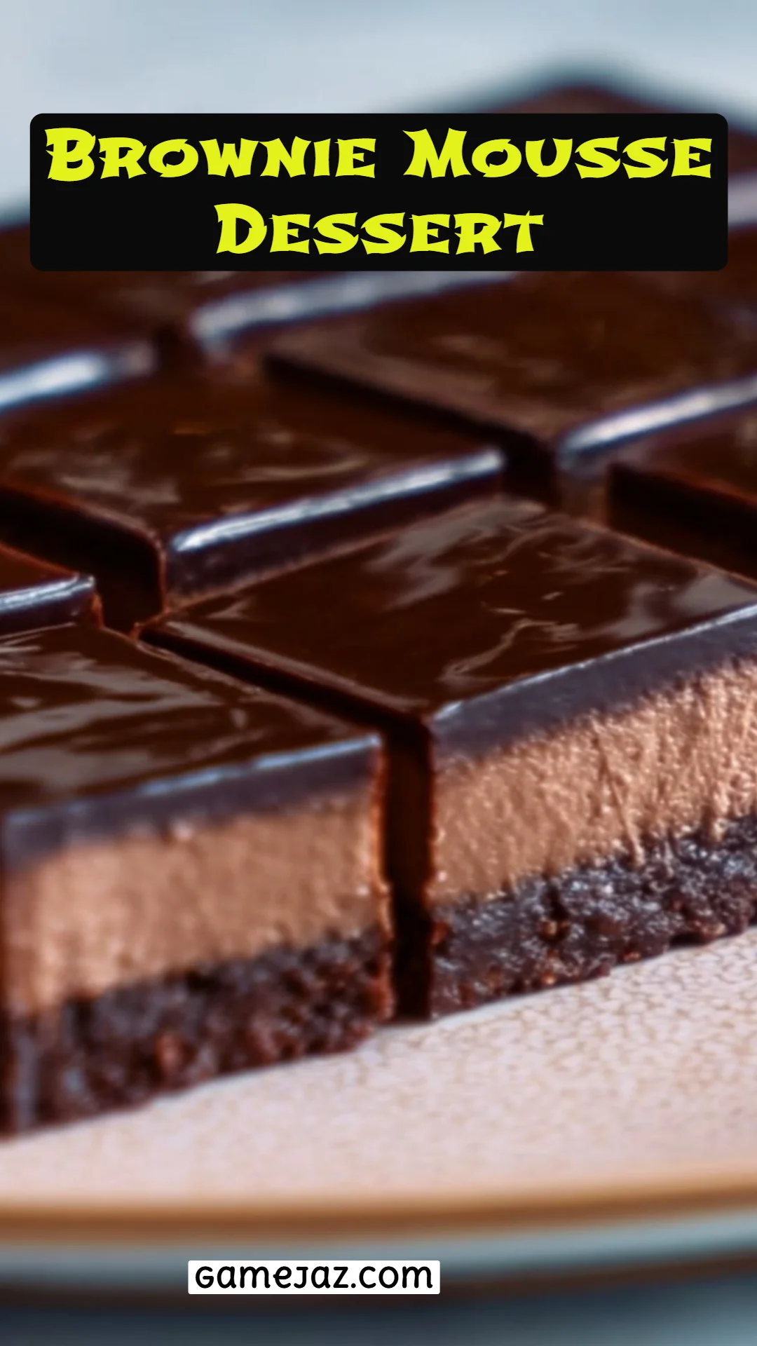 Brownie Mousse Dessert