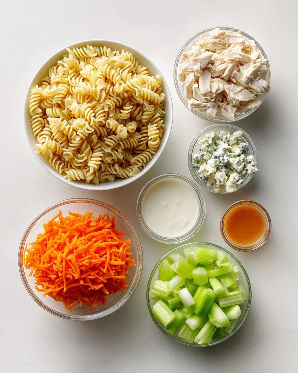 Buffalo Chicken Pasta Salad