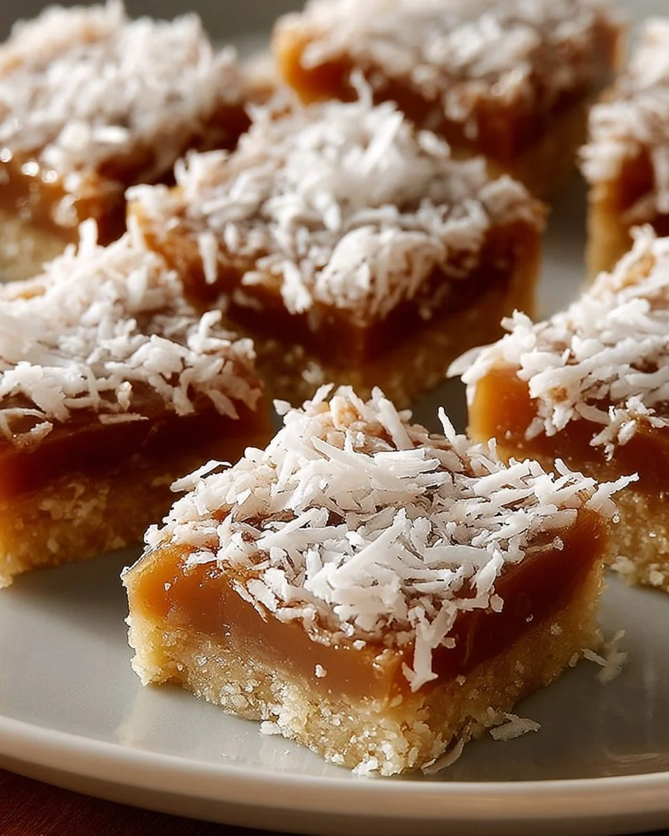 Caramel Coconut Bars