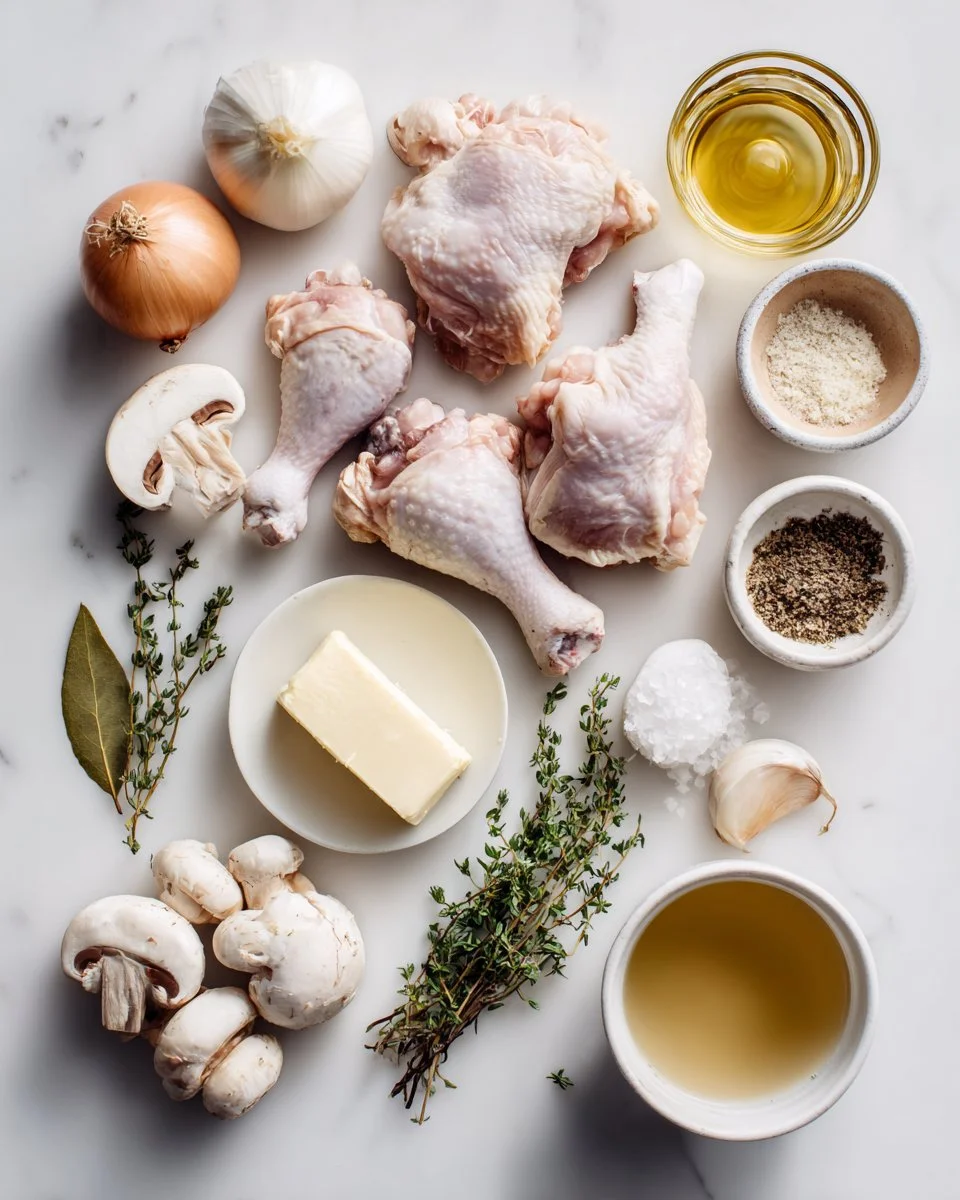 Chicken Fricassée (quick French chicken stew)