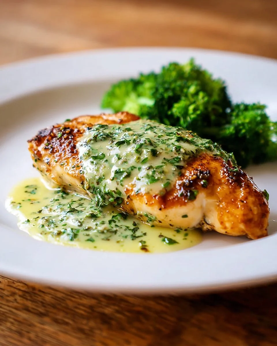 Chicken in Basil Cream Sauce
