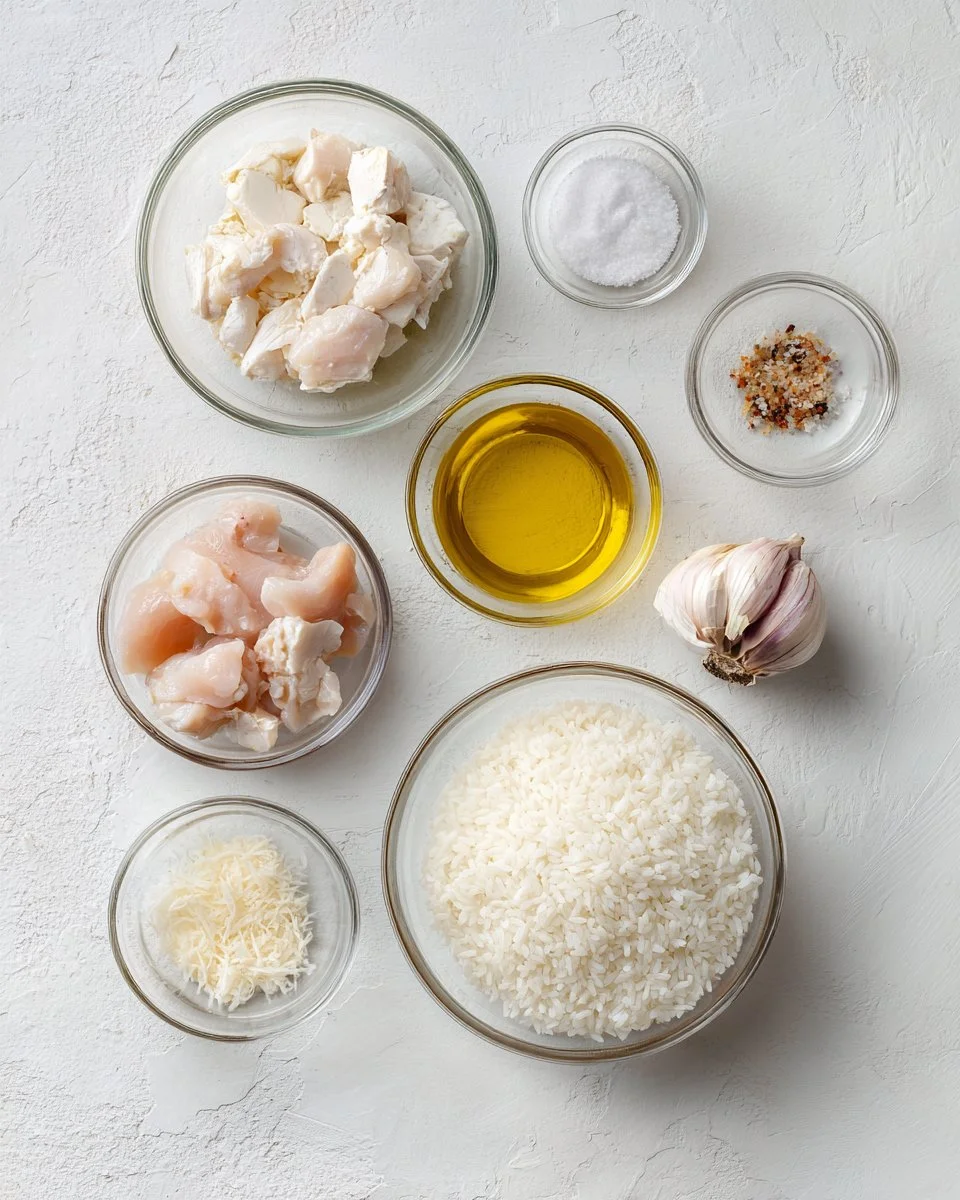 Chicken Scampi With Garlic Parmesan Rice