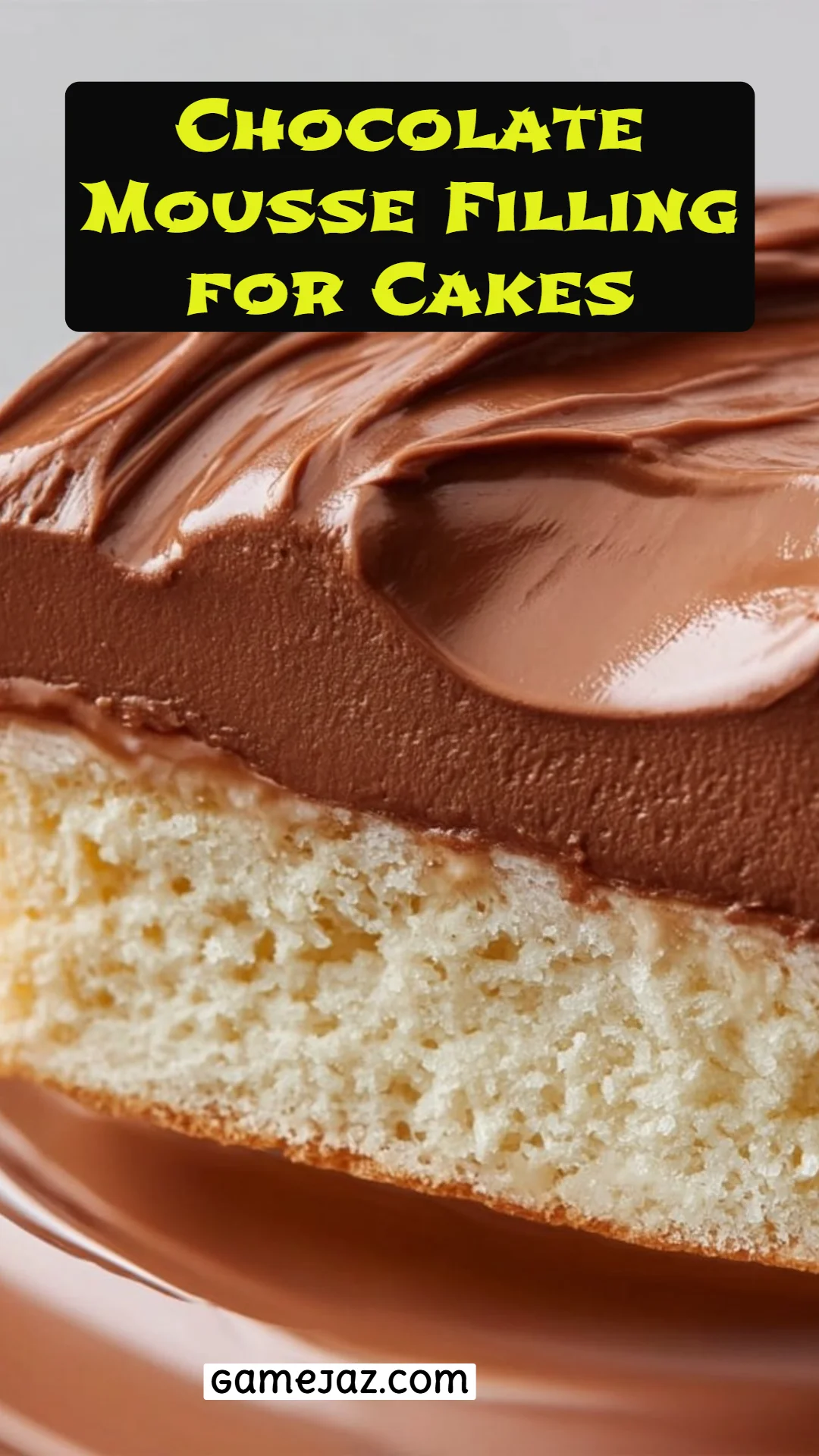 Chocolate Mousse Filling for Cakes
