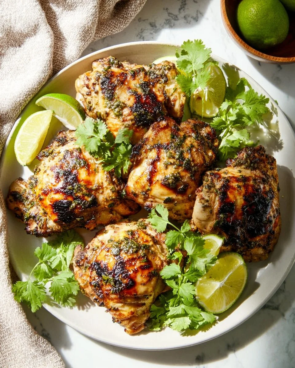 Cilantro Lime Chicken Thighs