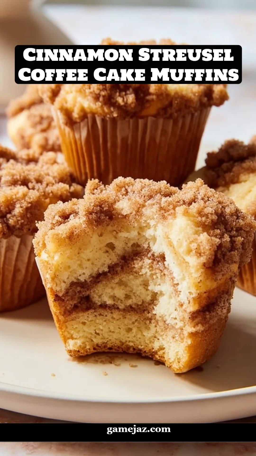 Cinnamon Streusel Coffee Cake Muffins