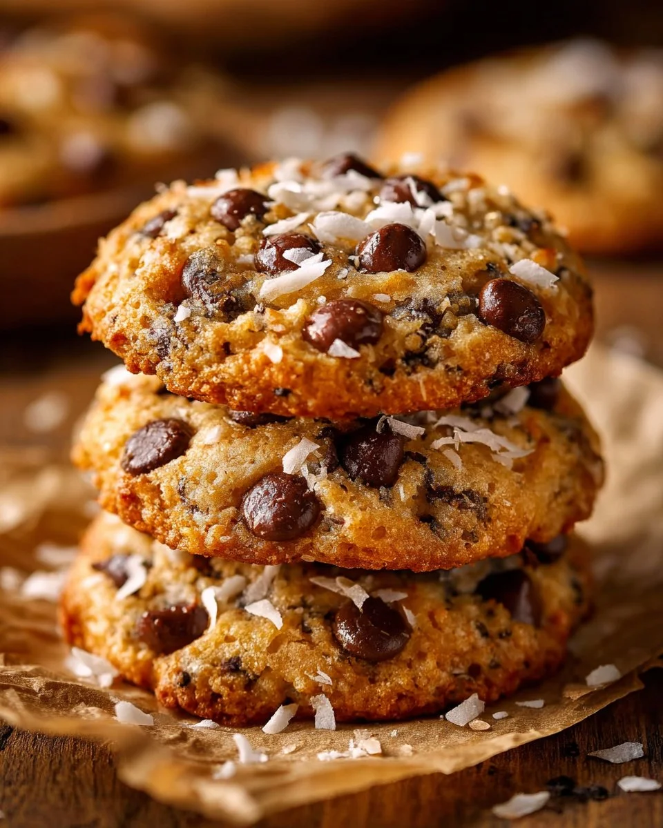 Delicious coconut flour cookies on a plate, perfect for gluten-free baking