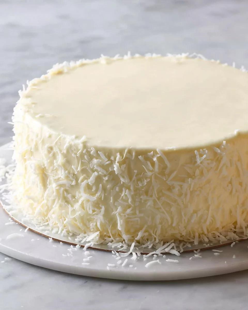 Coconut White Chocolate Cake
