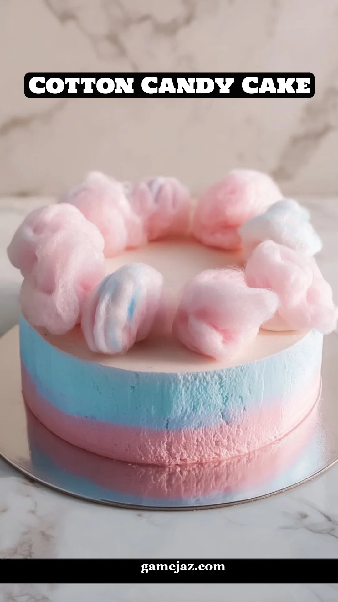 Cotton Candy Cake