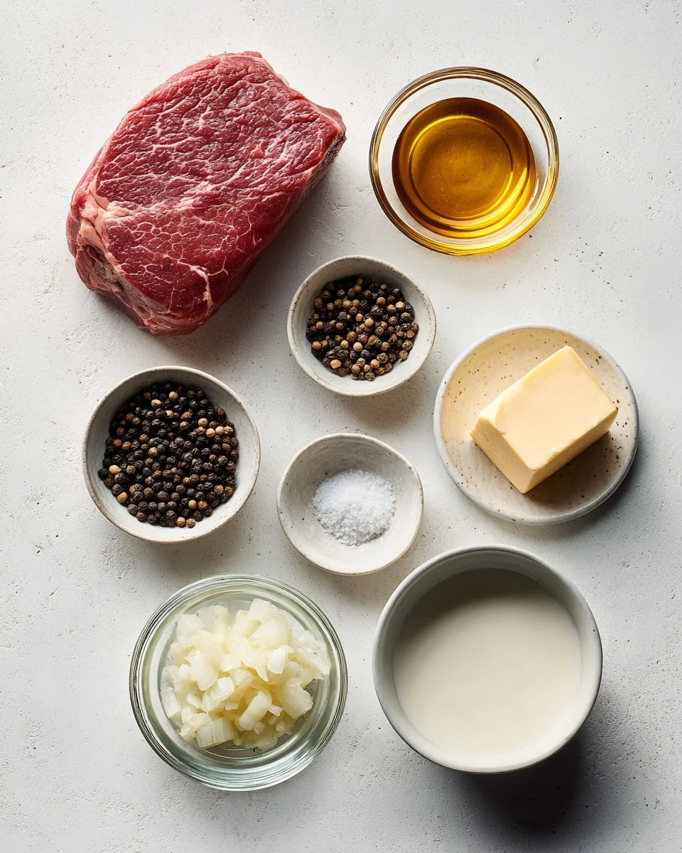 Creamy Peppercorn Beef Fillet