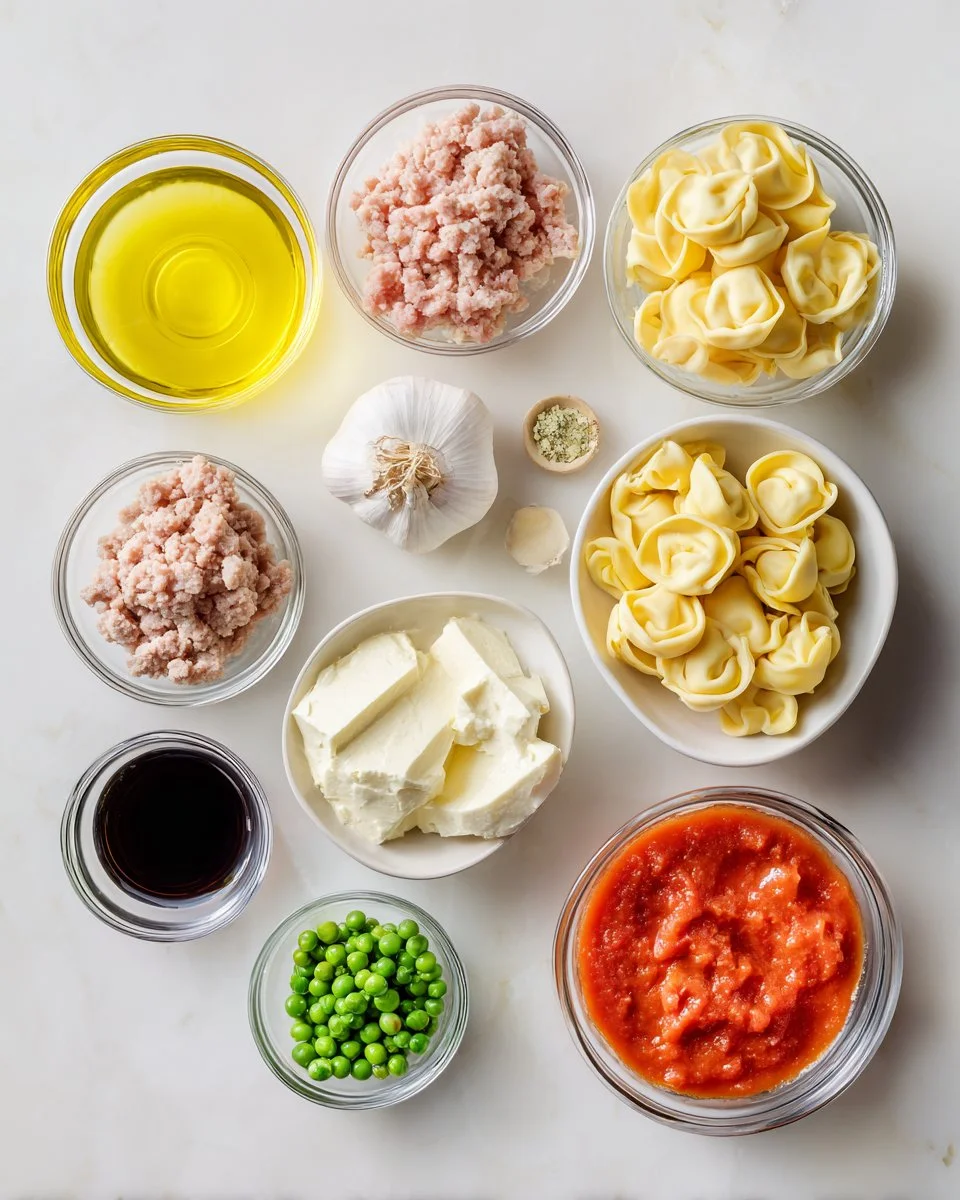 Delicious Creamy Tortellini Soup with Ground Turkey