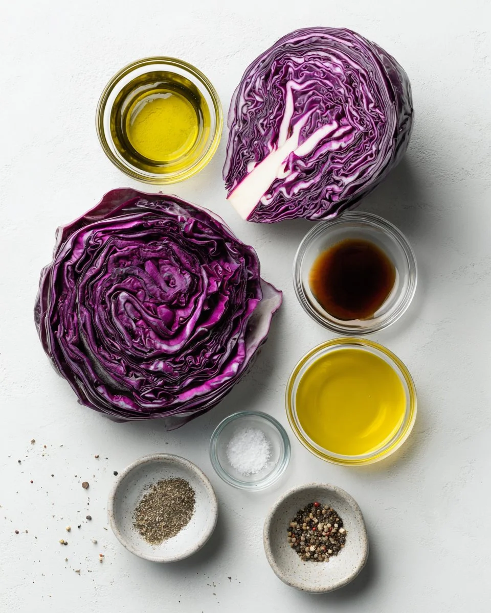 Easy Roasted Red Cabbage