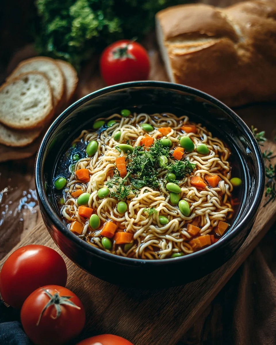 Easy Saucy Ramen Noodles