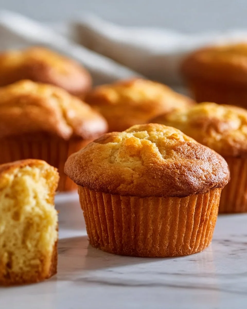 Fluffy gluten-free almond flour muffins on a plate with fresh berries
