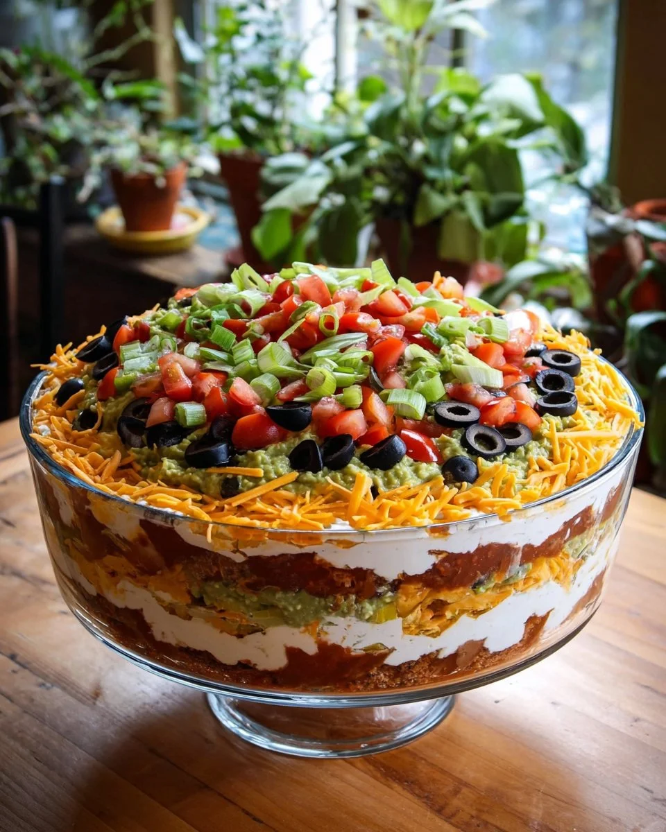 Football 7 Layer Dip