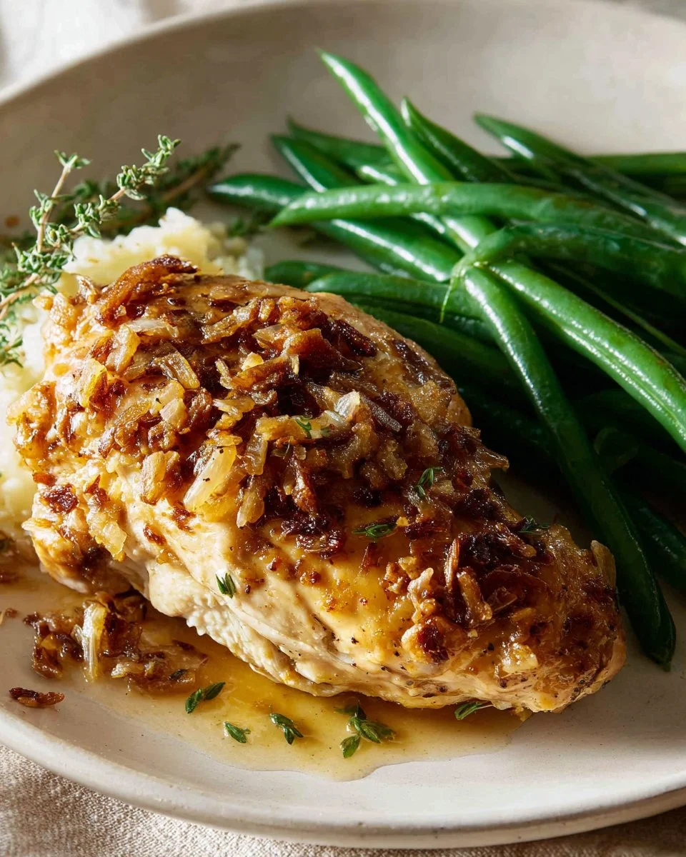 French Onion Chicken Bake