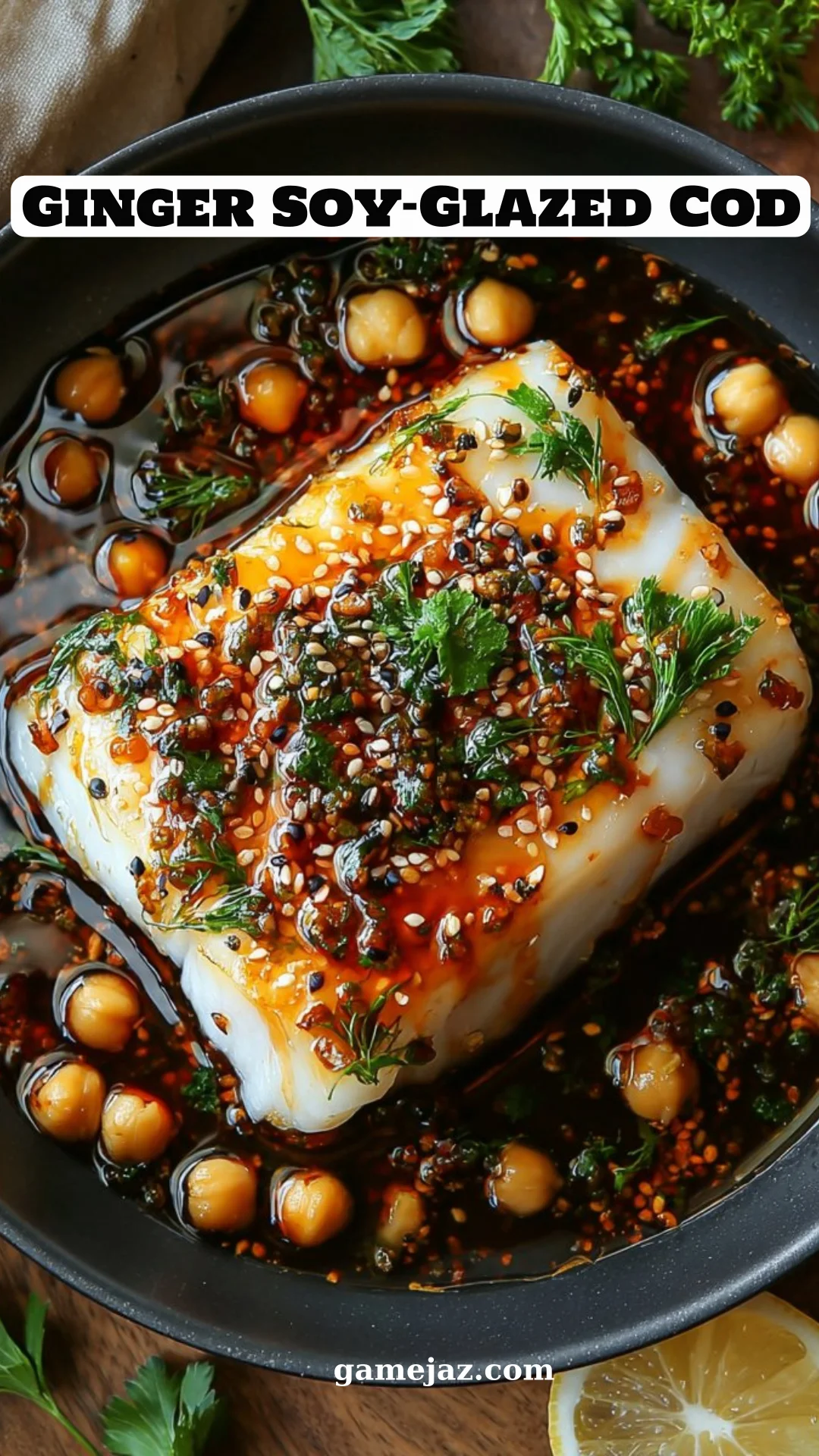 Ginger Soy-Glazed Cod