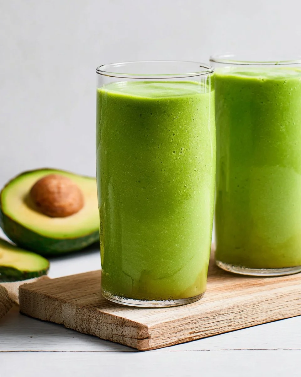 Green Avocado Spinach Smoothie