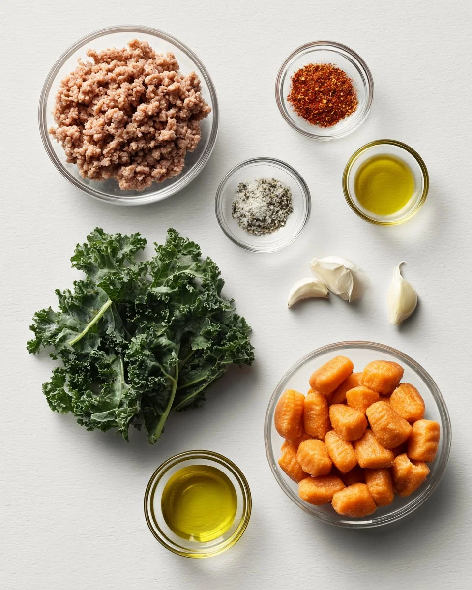 Hearty Sweet Potato Gnocchi with Ground Turkey