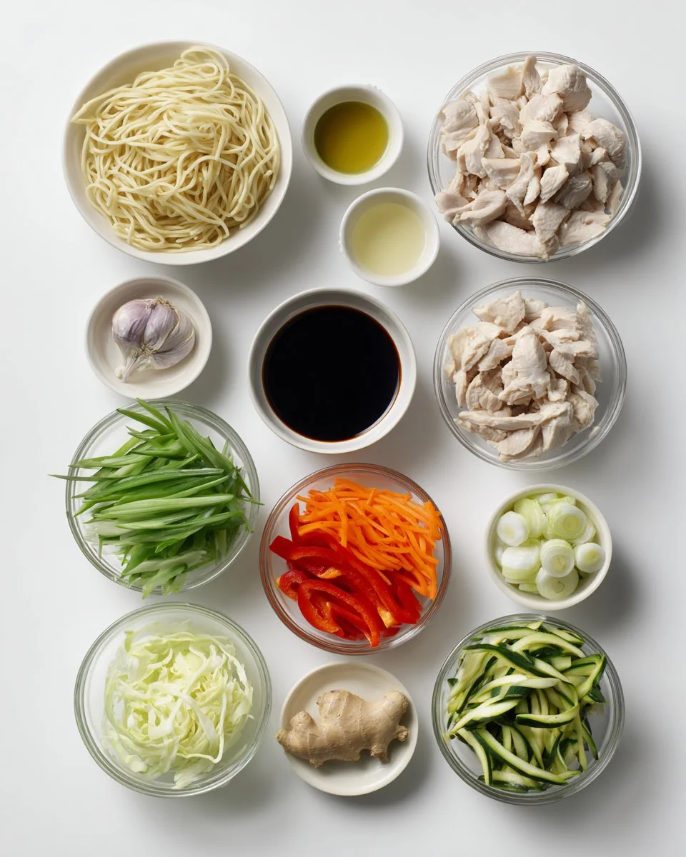 Hoisin Chicken with Noodles