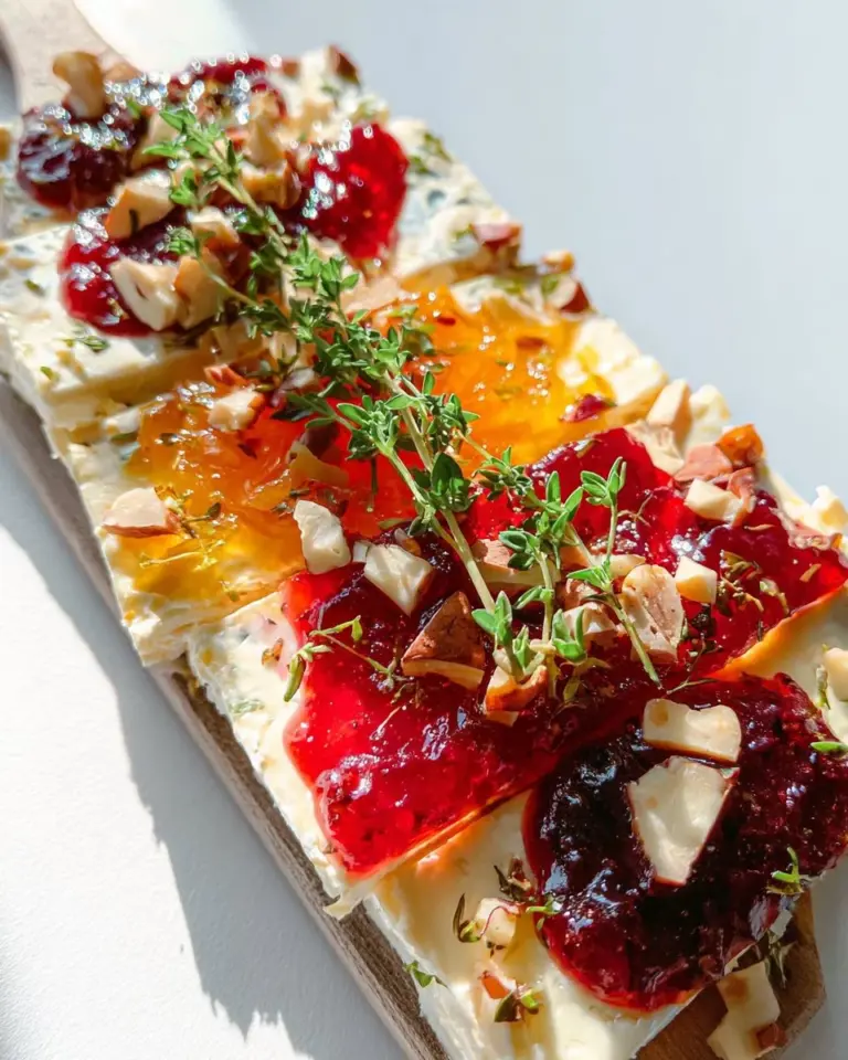 Festive Holiday Butter Board with assorted toppings and spreads