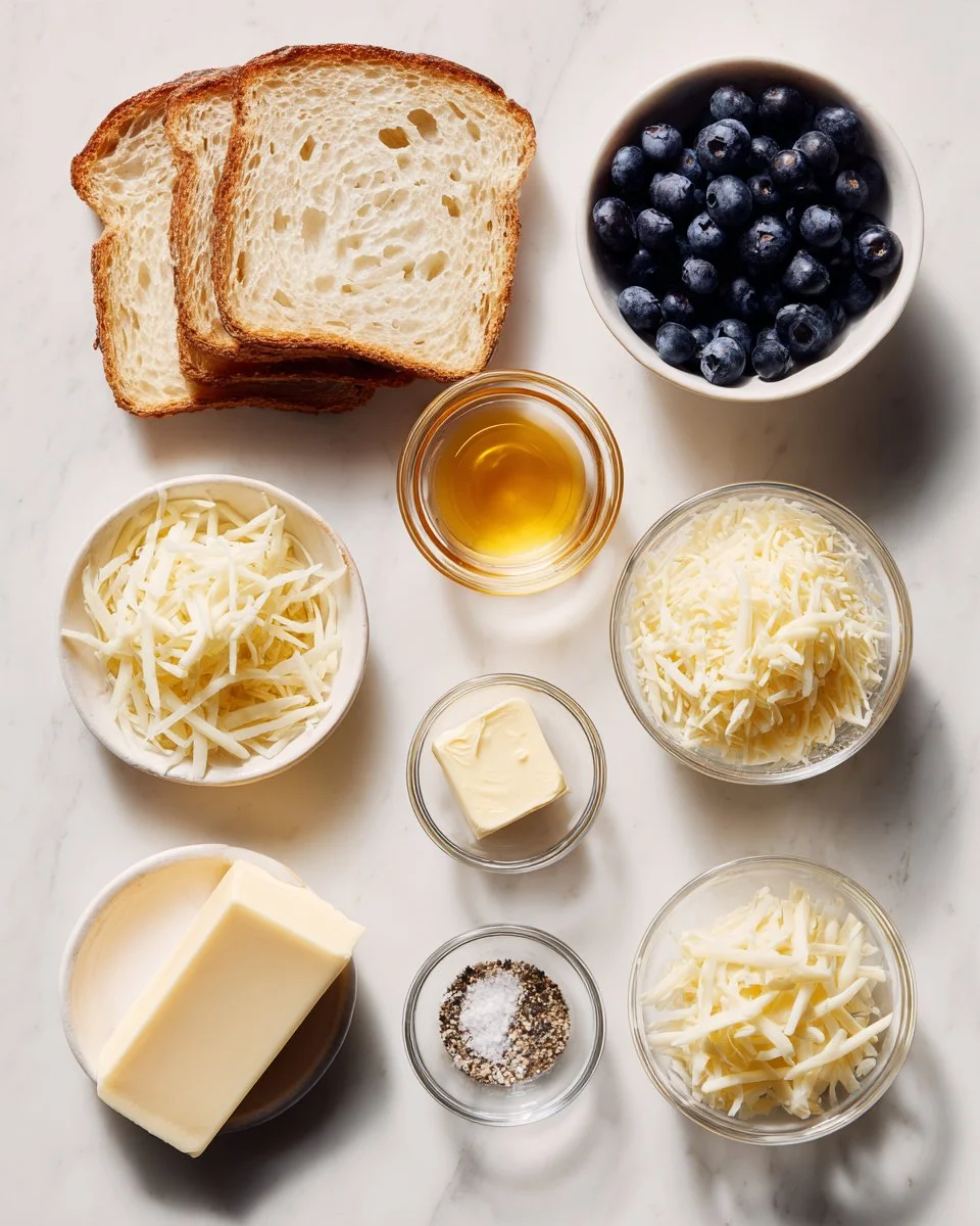 Juicy Blueberry Grilled Cheese