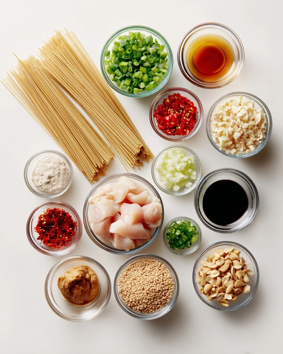 Kung Pao Chicken Noodles