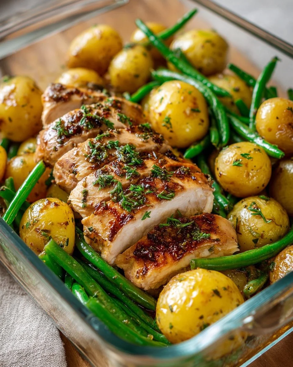 Lemon Garlic Chicken Meal Prep