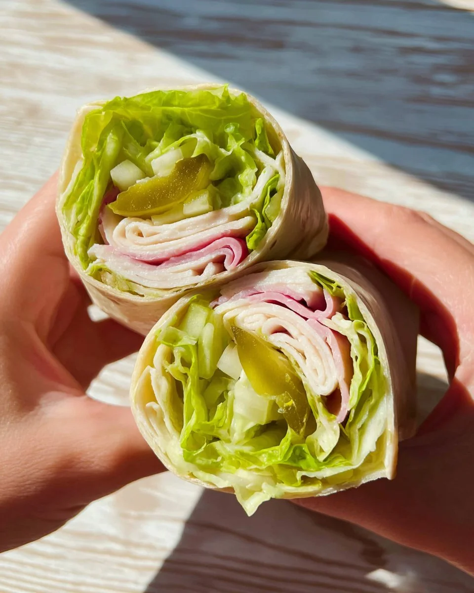 A plate of colorful lettuce wraps filled with fresh vegetables and protein.