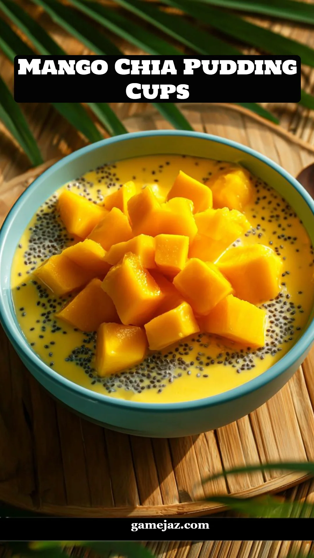 Mango Chia Pudding Cups