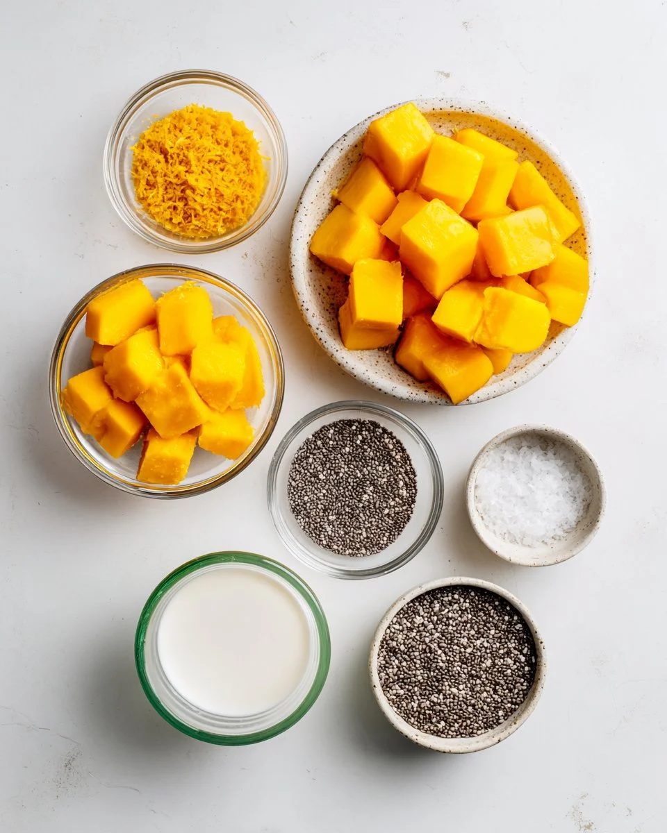 Mango Chia Pudding Cups