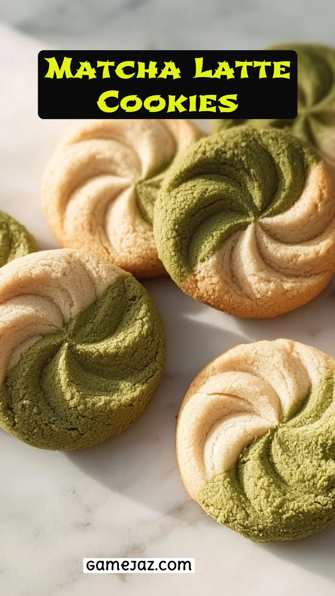 Matcha Latte Cookies
