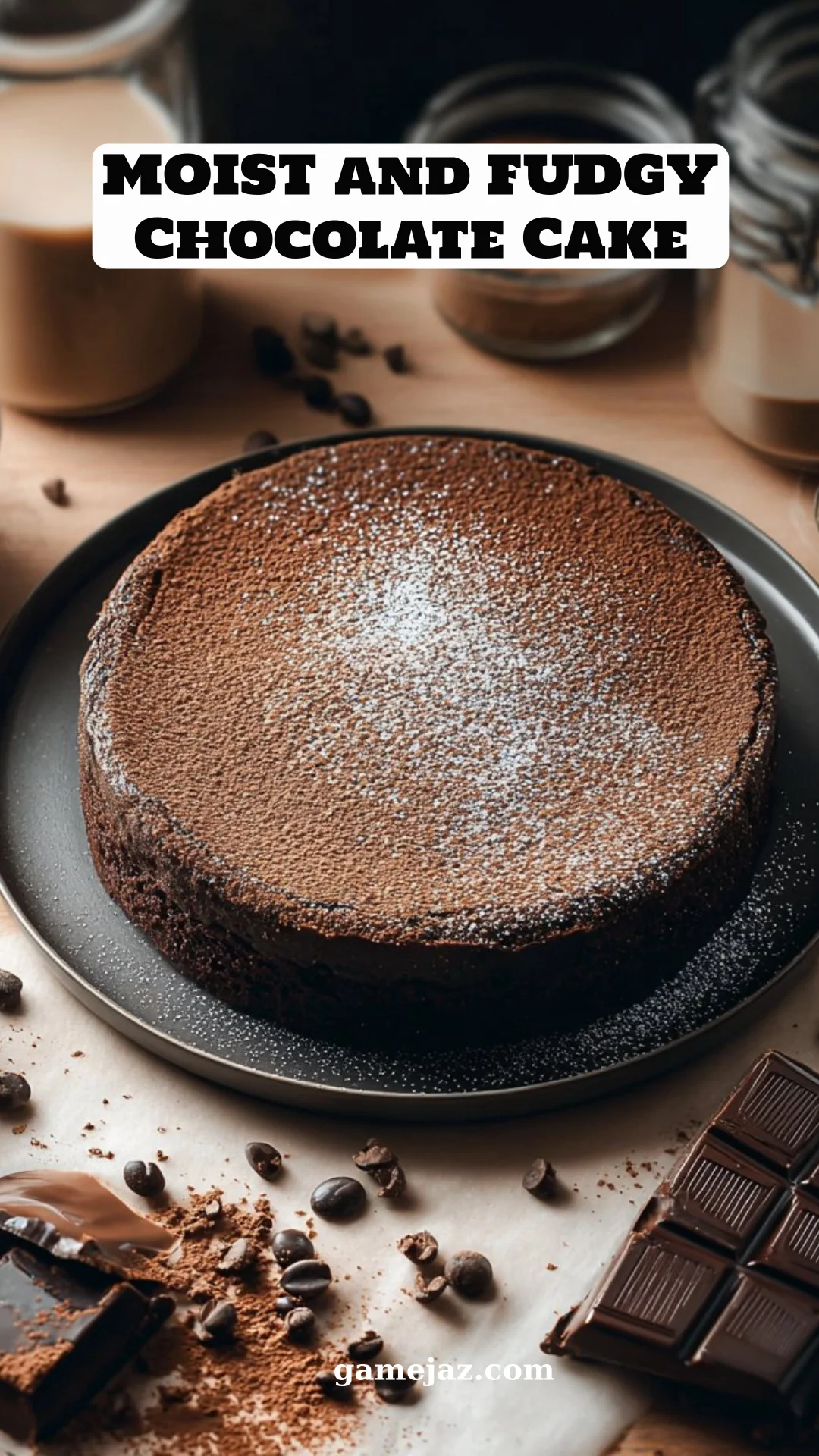 MOIST and FUDGY Chocolate Cake