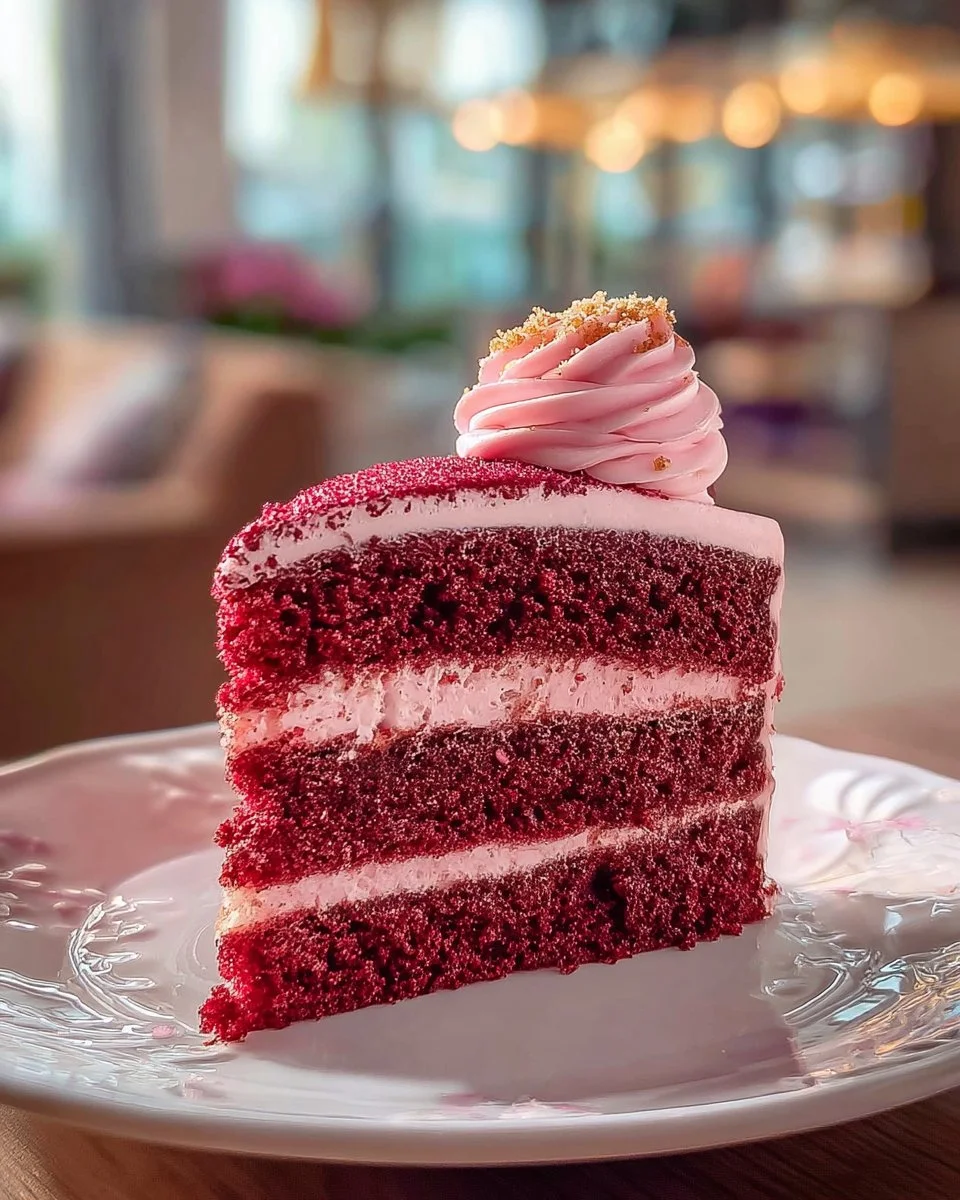 Mother's Day Pink Velvet Cake